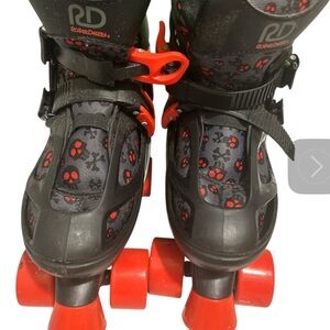 Roller Derby Black and Red Roller Skates